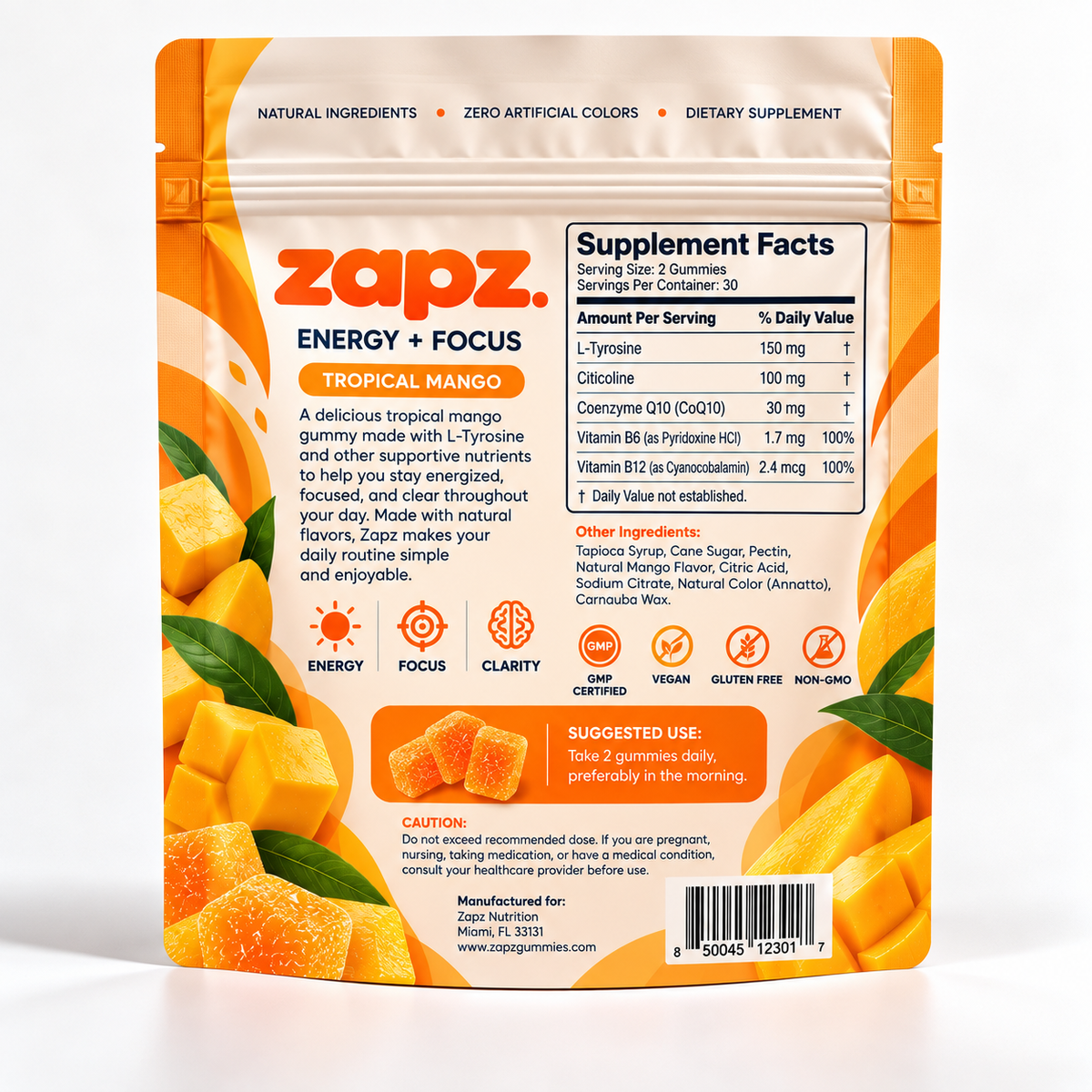 Energy & Focus - Tropical Mango