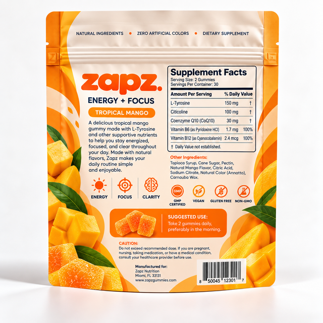 Energy & Focus - Tropical Mango