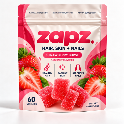 Hair, Skin, Nails - Strawberry Burst