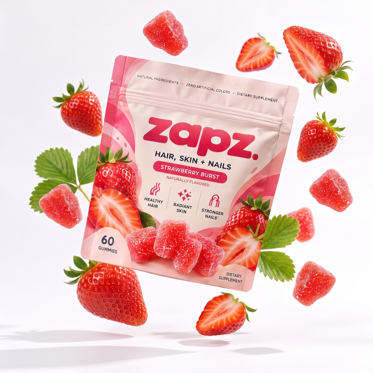 Hair, Skin, Nails - Strawberry Burst